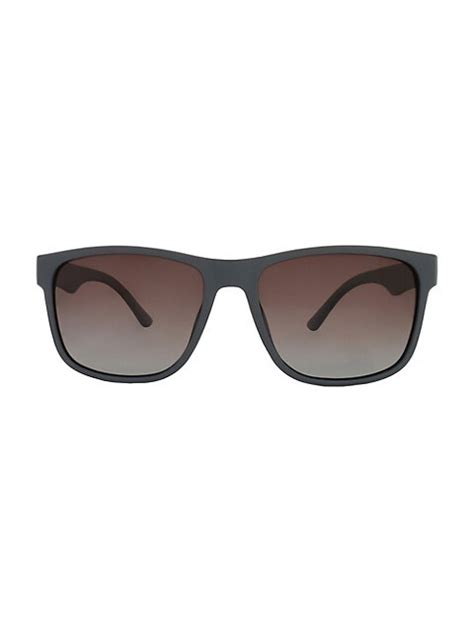 alfred sung polarized modified 53mm square sunglasses|More.